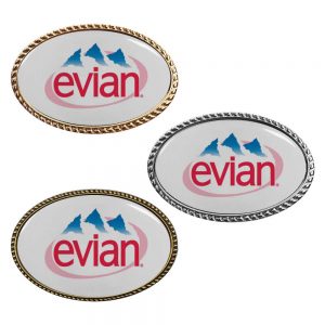 Oval Logo Badges Printing
