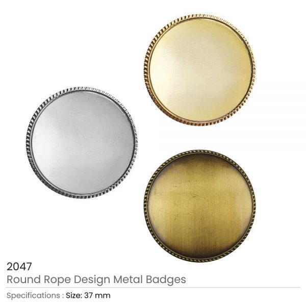 Round Rope Design Logo Badges