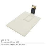 Transparent Card USB-11-TR