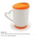 Mugs with Silicone Cap-and-Base-146N