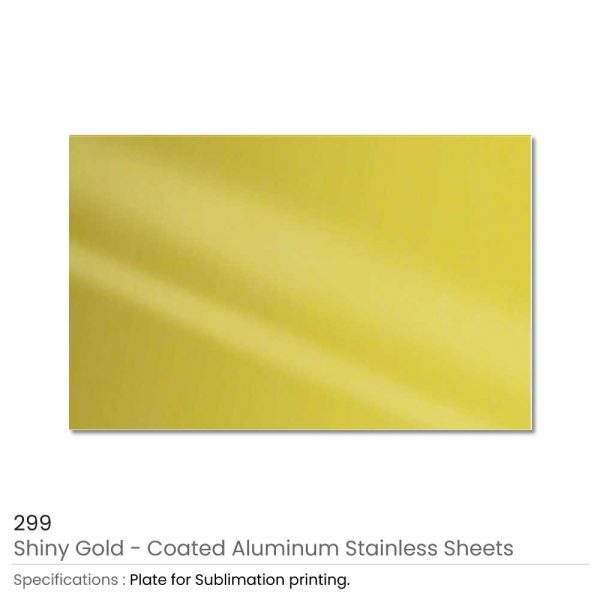 Shiny Gold Aluminum Sheets USA