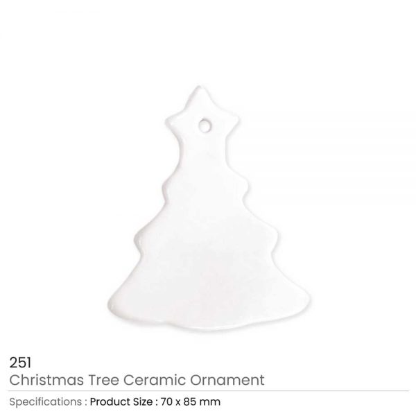 Christmas Tree Ceramic Ornaments