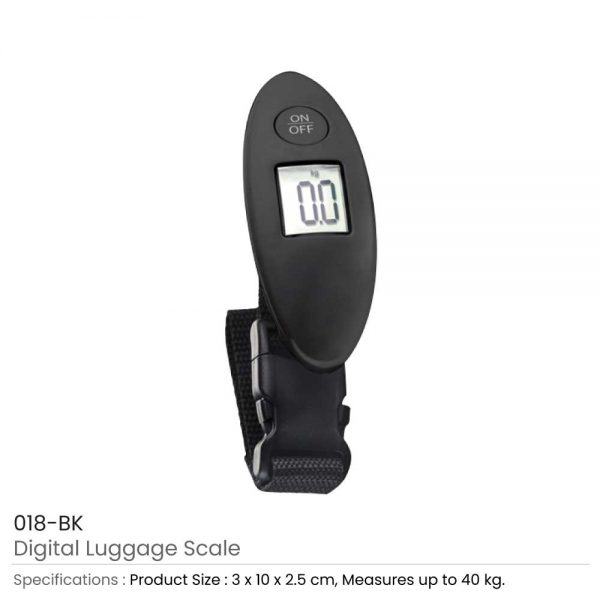 Digital Luggage Scale Black