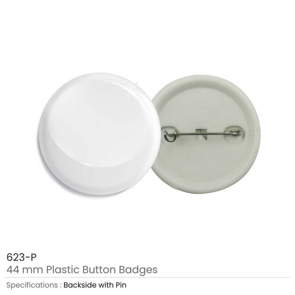 Plastic Button Badge 44 mm