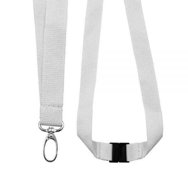 RPET Lanyards with Oval Hook & Safety Clip