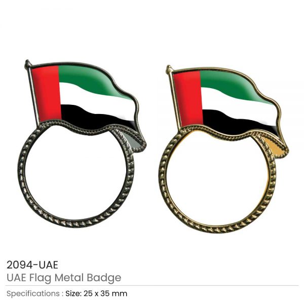 UAE Flag Pin Badges