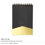 Notepad with Pen – Black