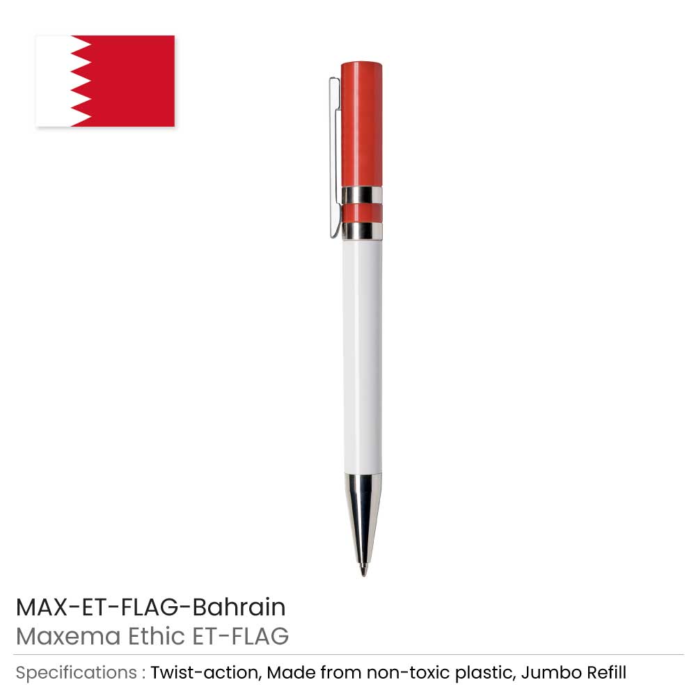 BAHRAIN Flag Pens