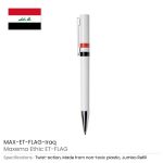 Flag-Pens-Maxema-Ethic-MAX-ET-FLAG-IRAQ