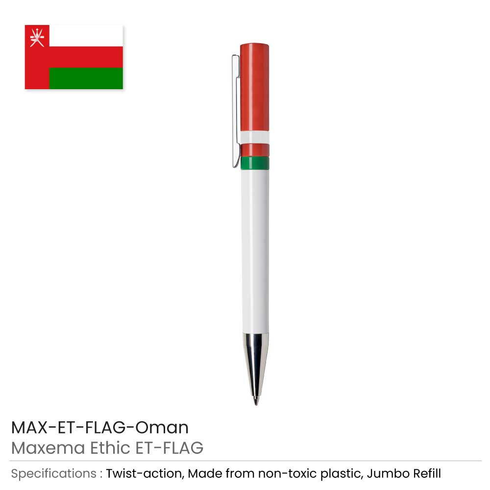 OMAN Flag Pens