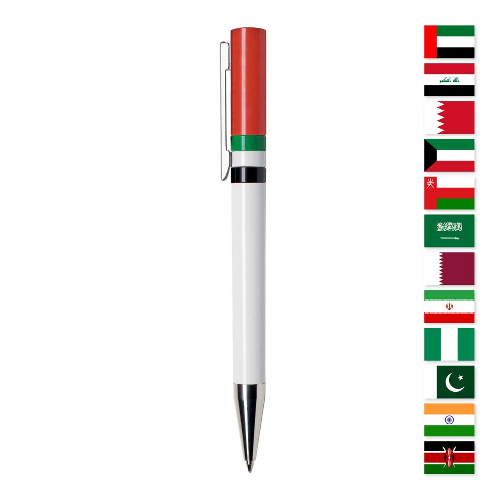 Flag Pens for Popular Countries