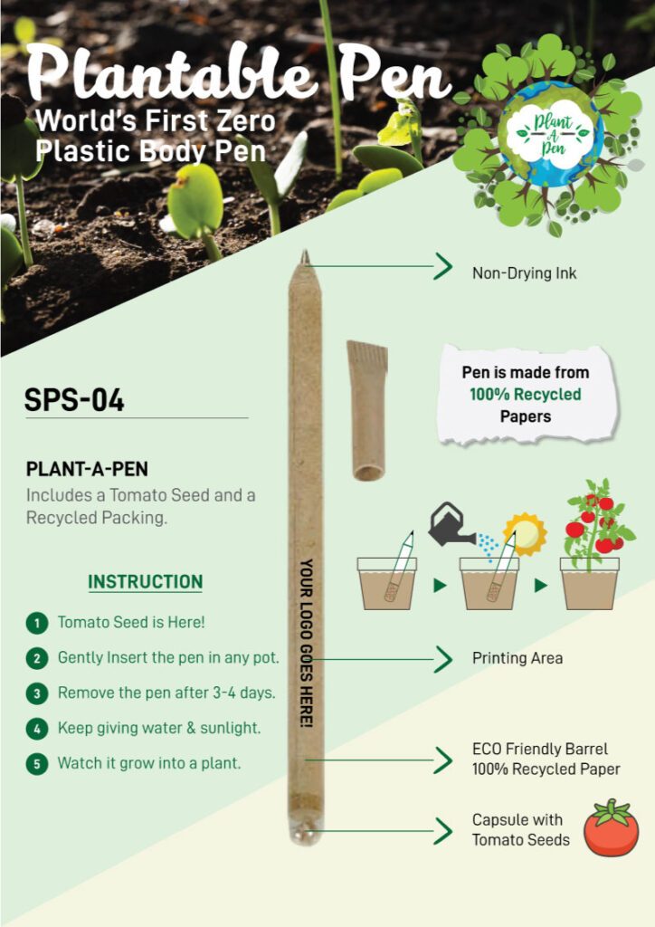 Plantable-pen