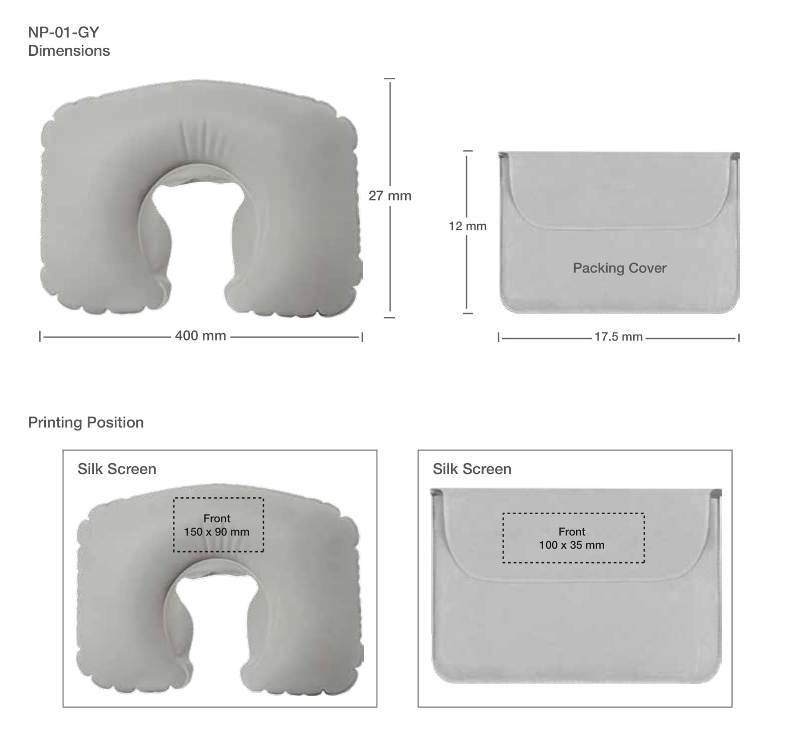 Neck Pillow Printing Details