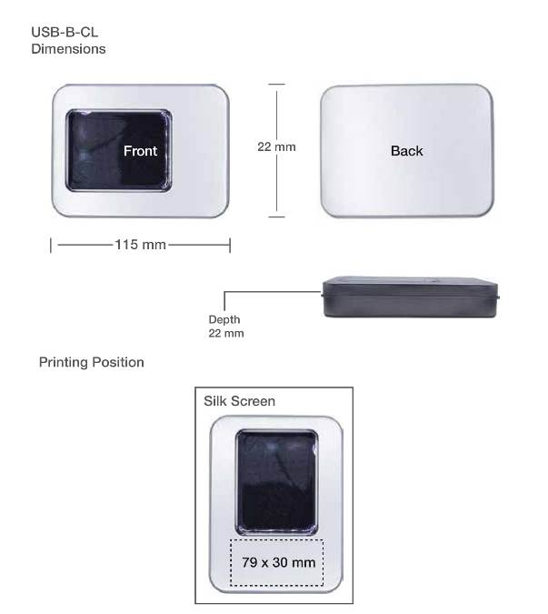 USB Box Printing Details
